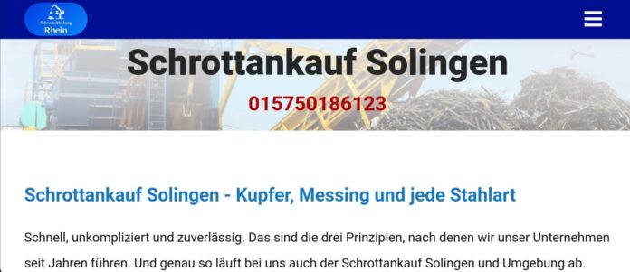Schrottabholung Solingen