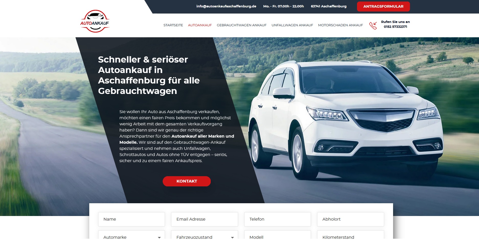 Schneller & seriöser Autoankauf in Aschaffenburg für alle Gebrauchtwagen