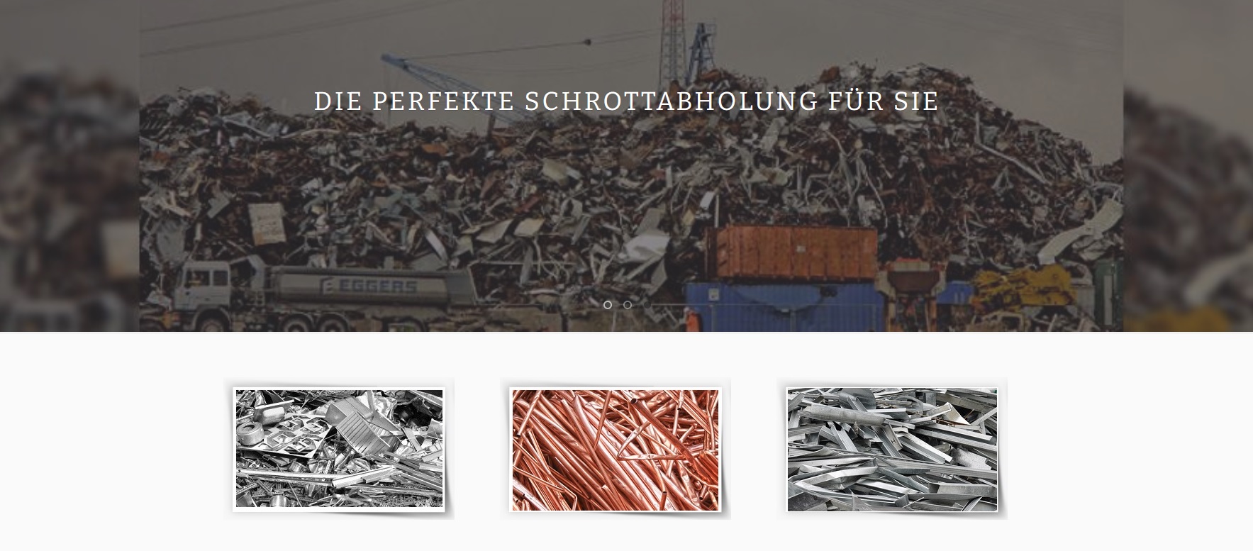 Professionelle Schrottabholung