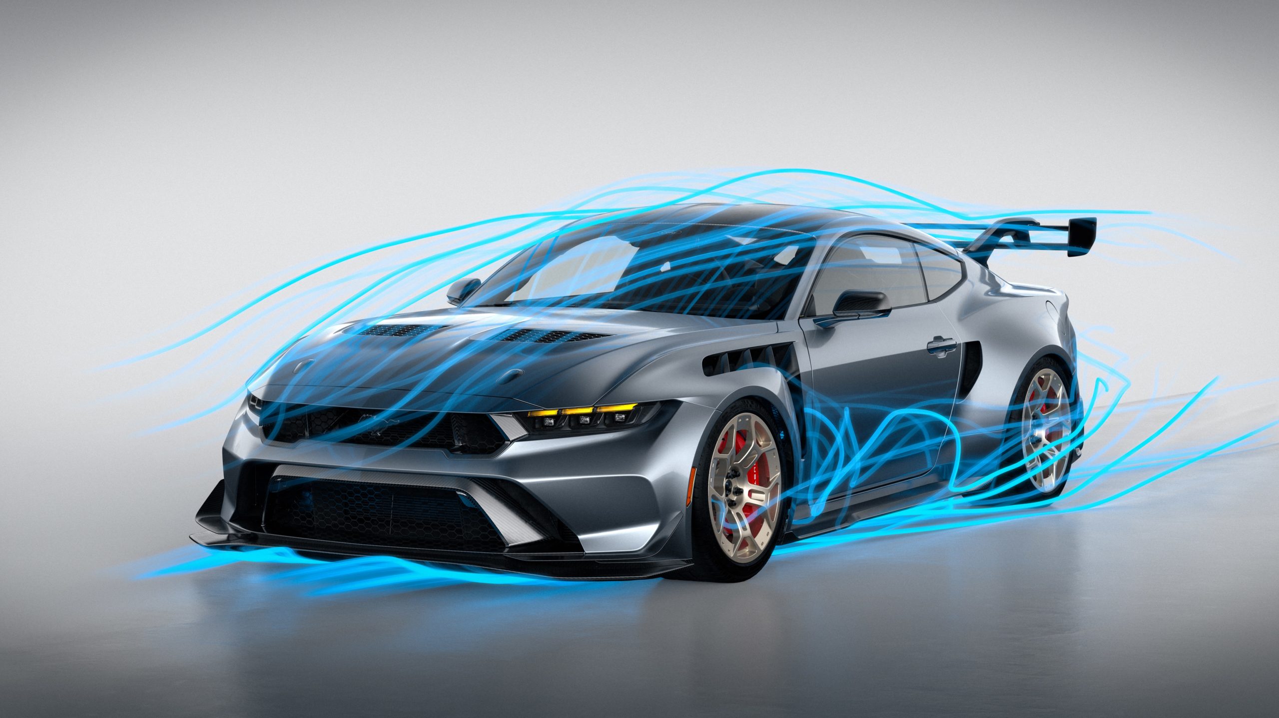 GT3-Performance für die Straße: Die Aerodynamik des Ford Mustang GTD