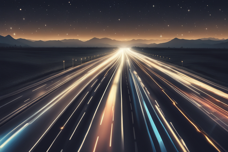 in the digitally generated image there is a highway stretching into the distance the scene is set 918406552 - Revolution im Autohaus-Marketing: Mit CarPR.de an die Spitze bei Google