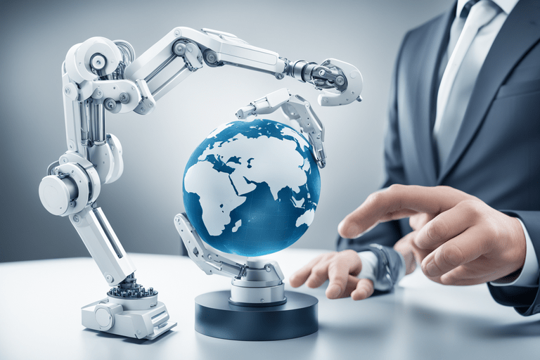 innovative content marketing scenario is visualized a powerful robotic arm holds a press release an7 min - CarPR: Einzigartiger Content für breitere Sichtbarkeit