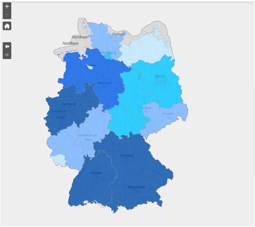 Ladestationkarte in Deutschland