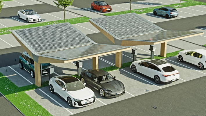 Versiegelte Flächen nachhaltig nutzen - Heinrich Meyer-Werke liefern mit PV-Carports innovative Lösung zum Gelingen der Mobilitäts- und Energiewende
