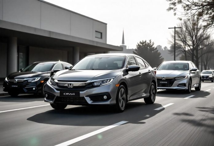Übersicht der beliebtesten Honda-Modelle mit Verkaufszahlen und Besonderheiten, inklusive Civic, CR-V und Accord.