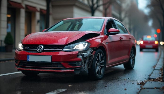 Auto mit Motorschaden
