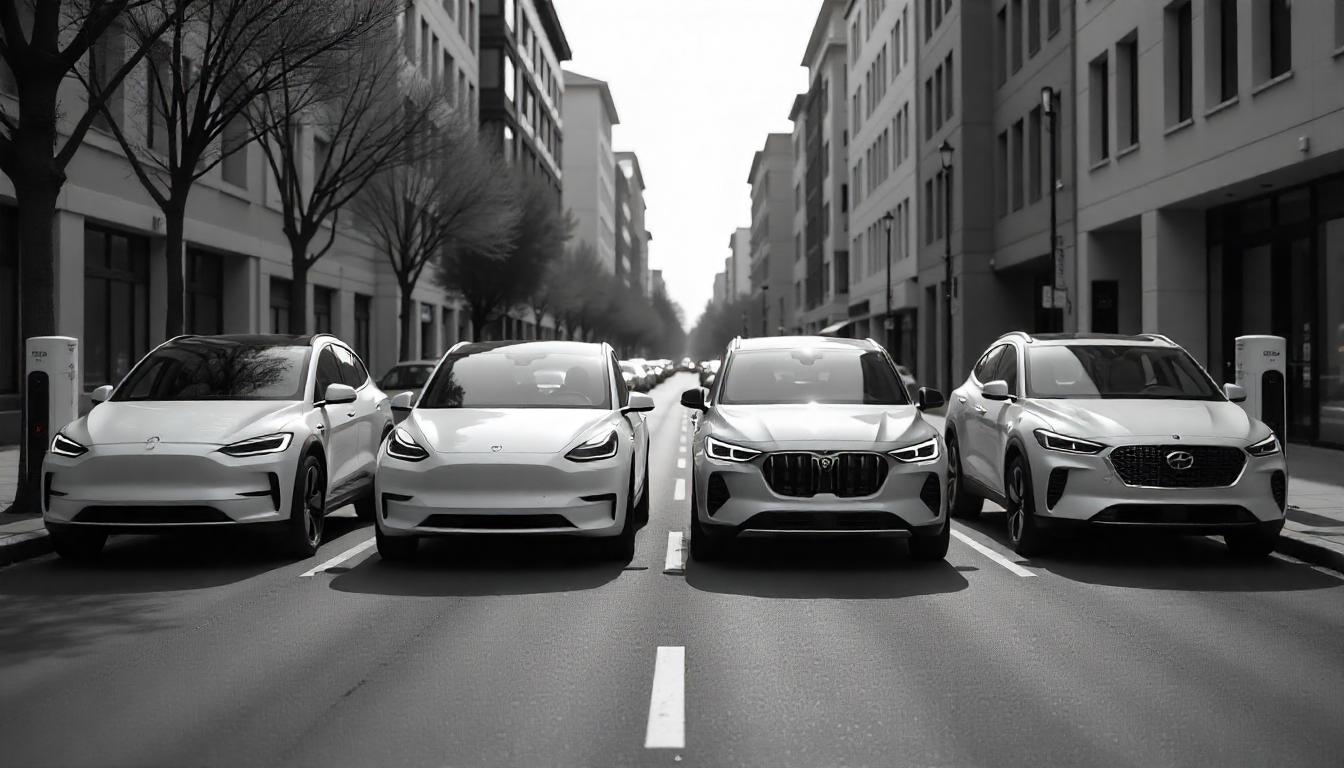 Reichweitenvergleich 2025: Top Elektroautos im Alltag nebeneinander im Reichweitentest