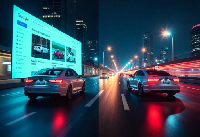 Vergleich zwischen Google Vehicle Ads und traditionellen Autoportalen wie mobile.de