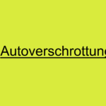 Autoverschrottung