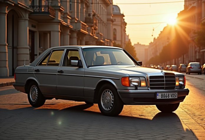 Restaurierter Mercedes W124 als Youngtimer, begehrt bei Sammlern und lukrativ in der Autoverwertung