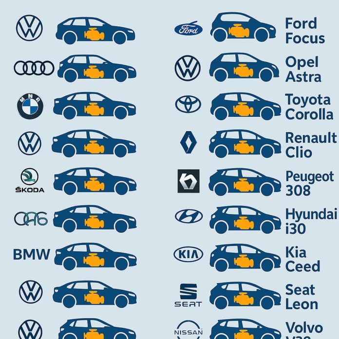 Infografik: Schrottauto mit Motorschaden verkaufen – die Top 20 Automodelle, die trotz defektem Motor noch hohe Restwerte erzielen