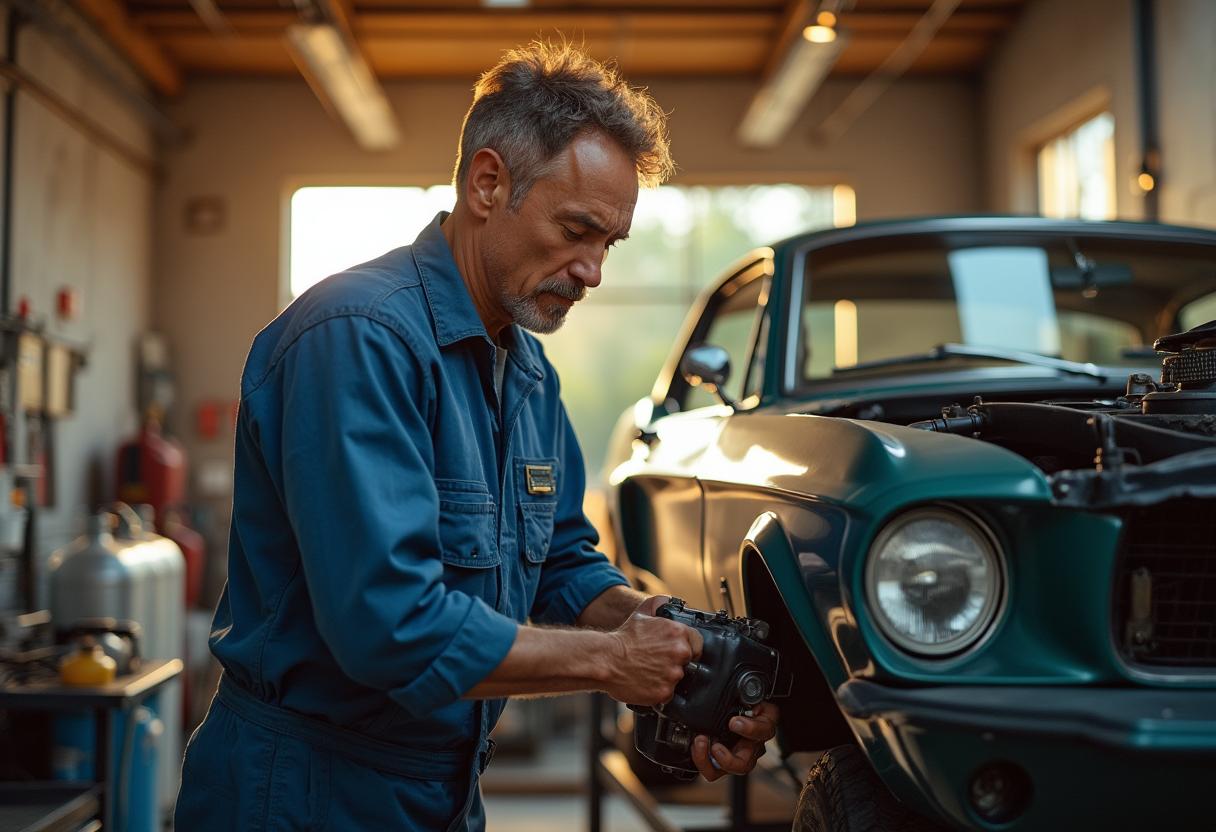 Fachwerkstatt rüstet Pkw mit Erdgasanlage nach