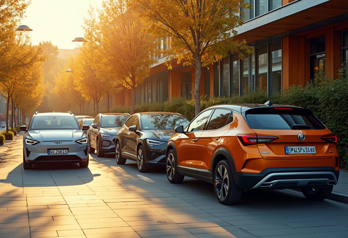 Gebrauchte SUV Elektroautos 2025 wie Skoda Enyaq, Tesla Model Y und Audi e-tron im Vergleich mit Preisen, Reichweiten und Ladezeiten.